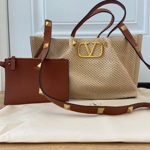 VG Medium Straw Bag